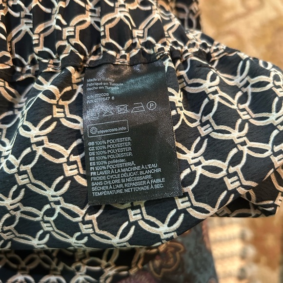 H&M black patterned pants - Picture 6 of 7